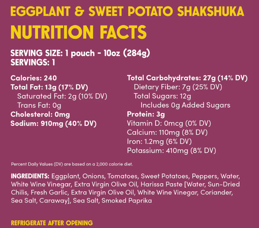 Shakshuka Eggplant & Sweet Potato