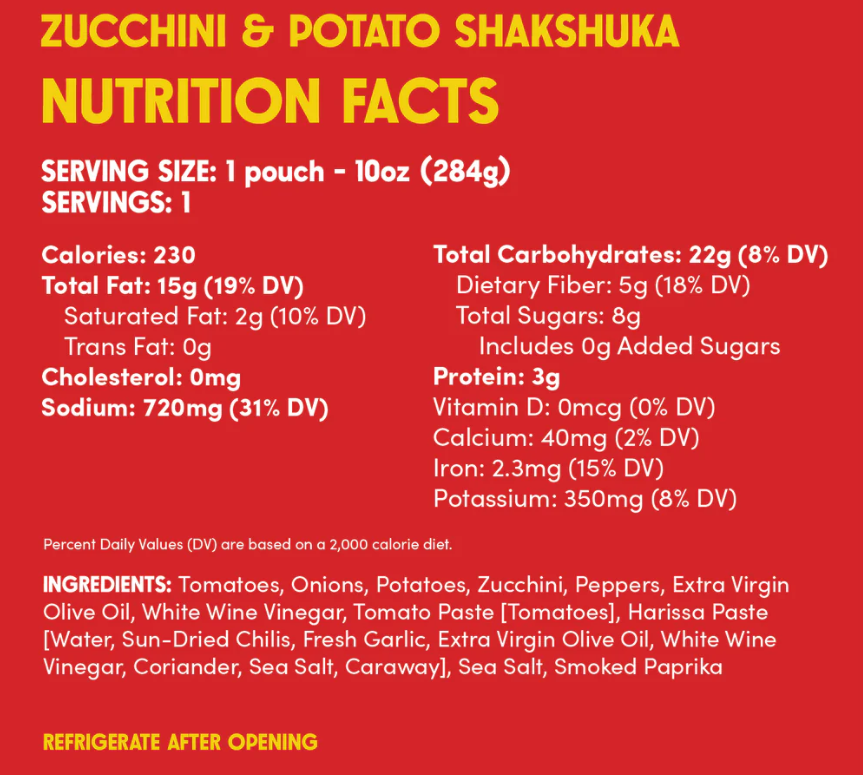 Shakshuka Zucchini Potato